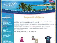 Tablet Screenshot of coastalgiftsanddecor.com